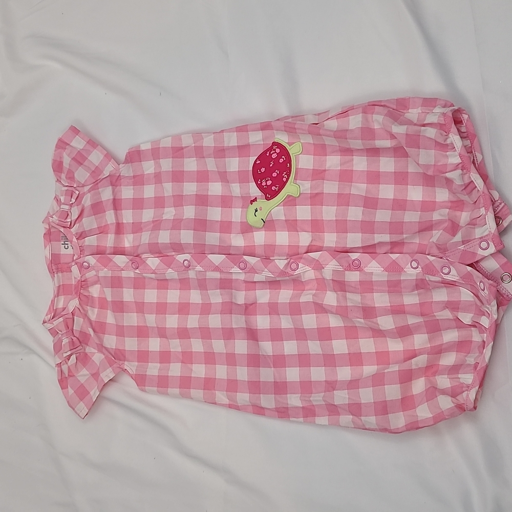 24M | Carter's | Turtle Romper | Pink